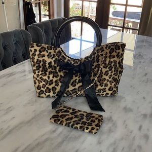 Lux DeVille For Pinup Couture Leopard Handbag